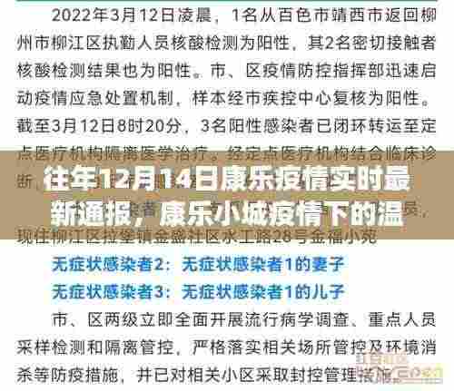 康乐小城疫情下的温馨日常，疫情实时通报与阳光笑声的交织