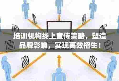 培训机构线上宣传策略,塑造品牌影响,实现高效招生!