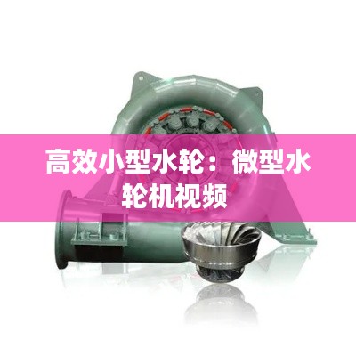 高效小型水轮:微型水轮机视频