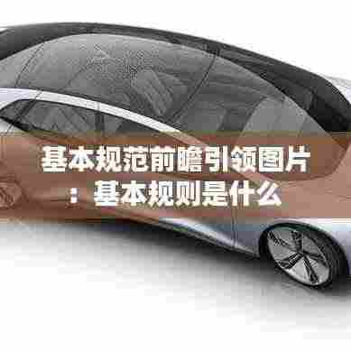 基本规范前瞻引领图片：基本规则是什么 
