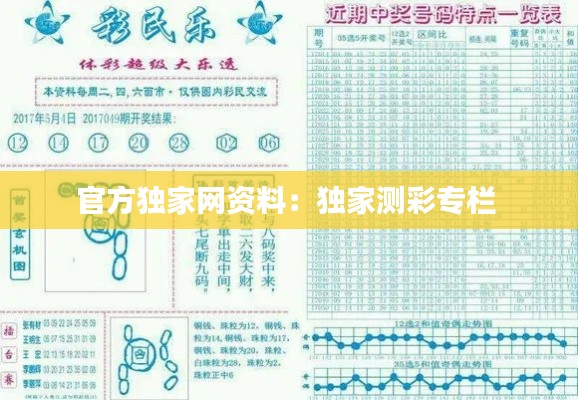 官方独家网资料:独家测彩专栏