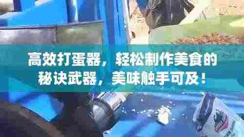 高效打蛋器，轻松制作美食的秘诀武器，美味触手可及！