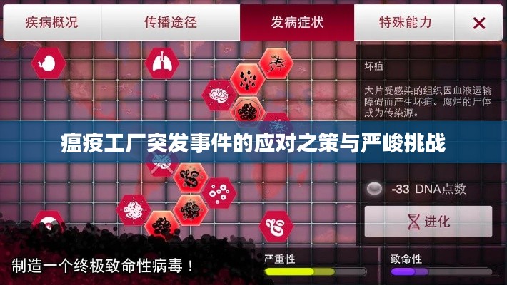瘟疫工厂突发事件的应对之策与严峻挑战