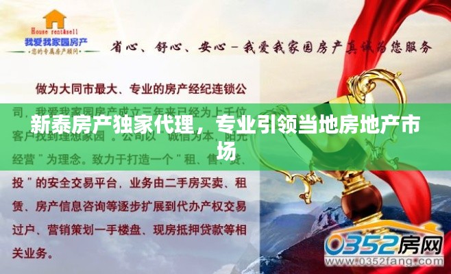 新泰房产独家代理,专业引领当地房地产市场