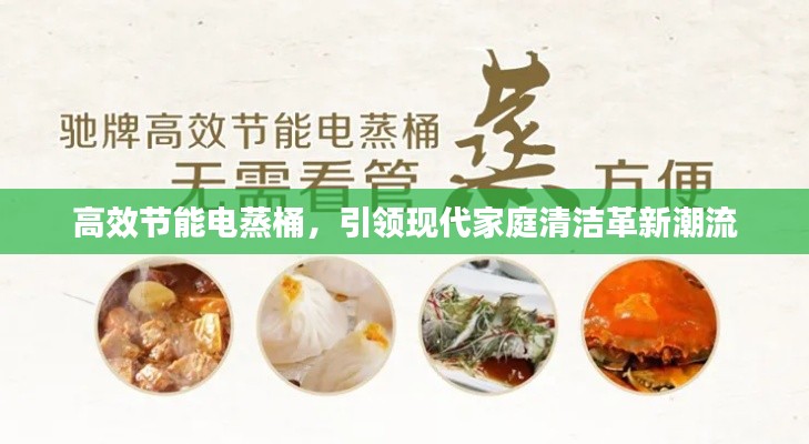 高效节能电蒸桶，引领现代家庭清洁革新潮流