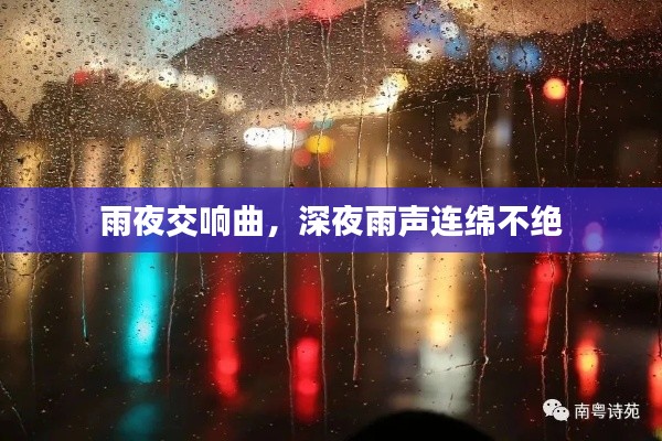 雨夜交响曲,深夜雨声连绵不绝
