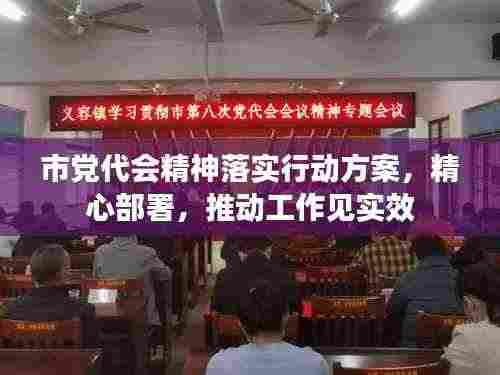 市党代会精神落实行动方案，精心部署，推动工作见实效